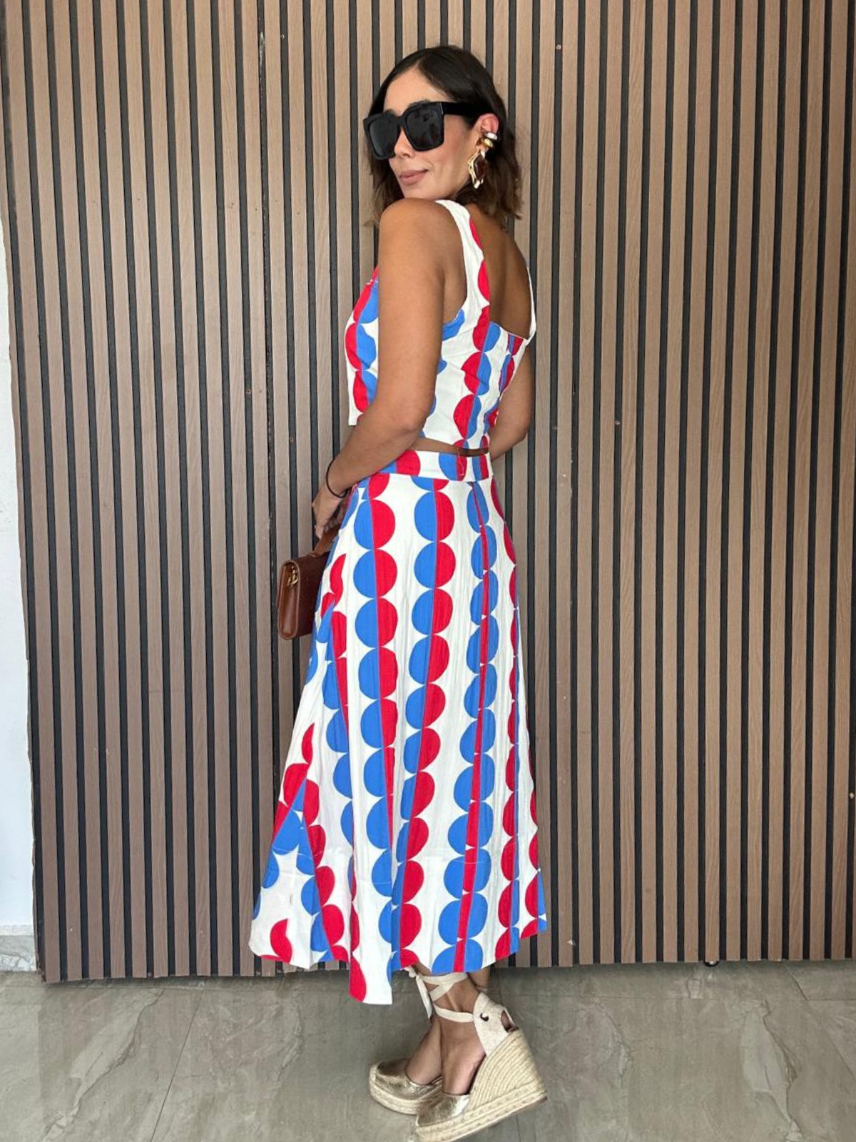 The Darling Days Crop Top & Midi Skirt Set