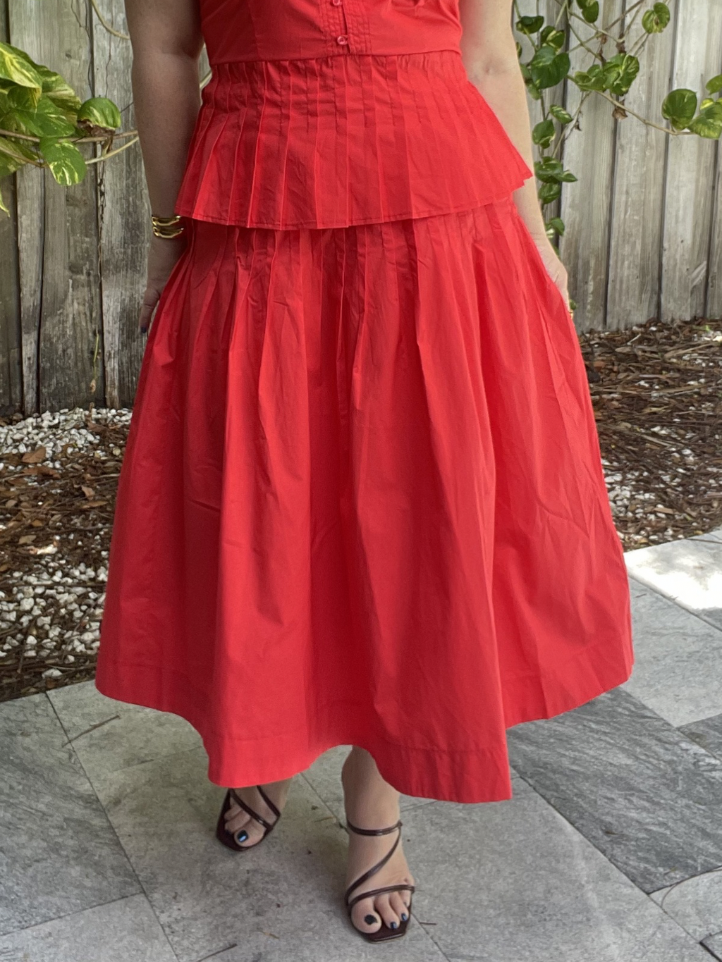 The Pretty Comes Easy Midi Skirt