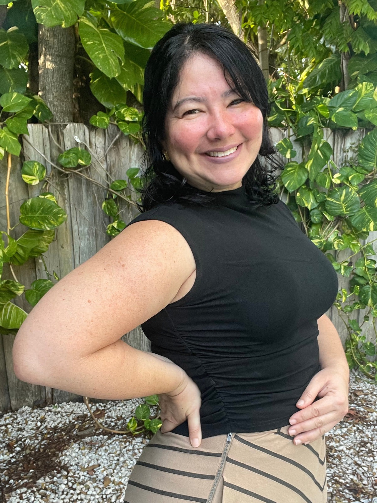 The Tender Embrace Mock Neck Top