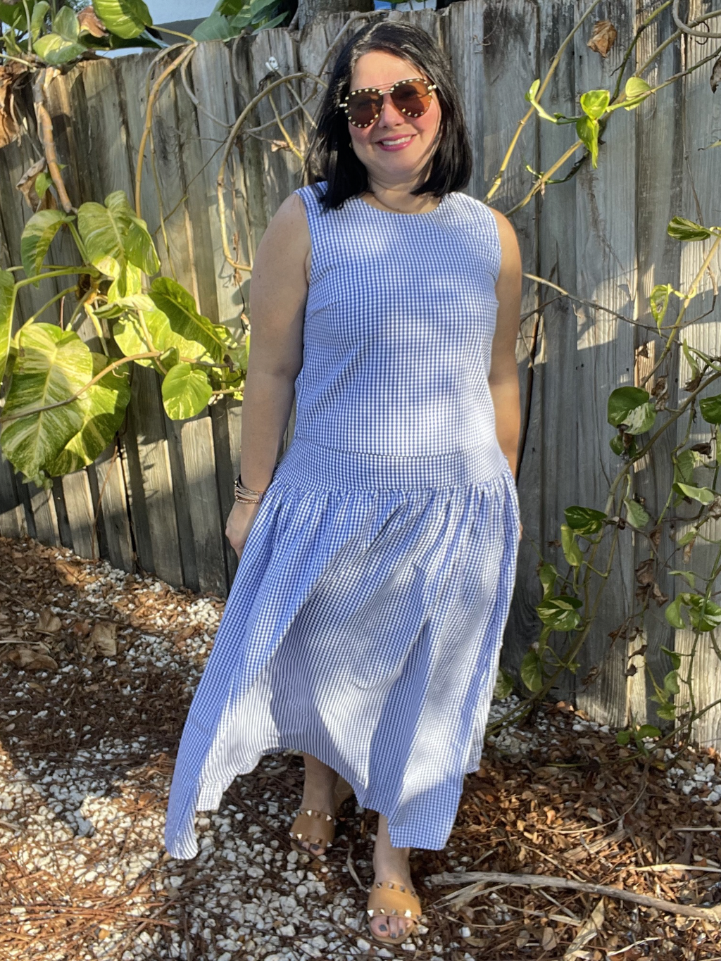 The Country Manor Gingham Maxi Skirt