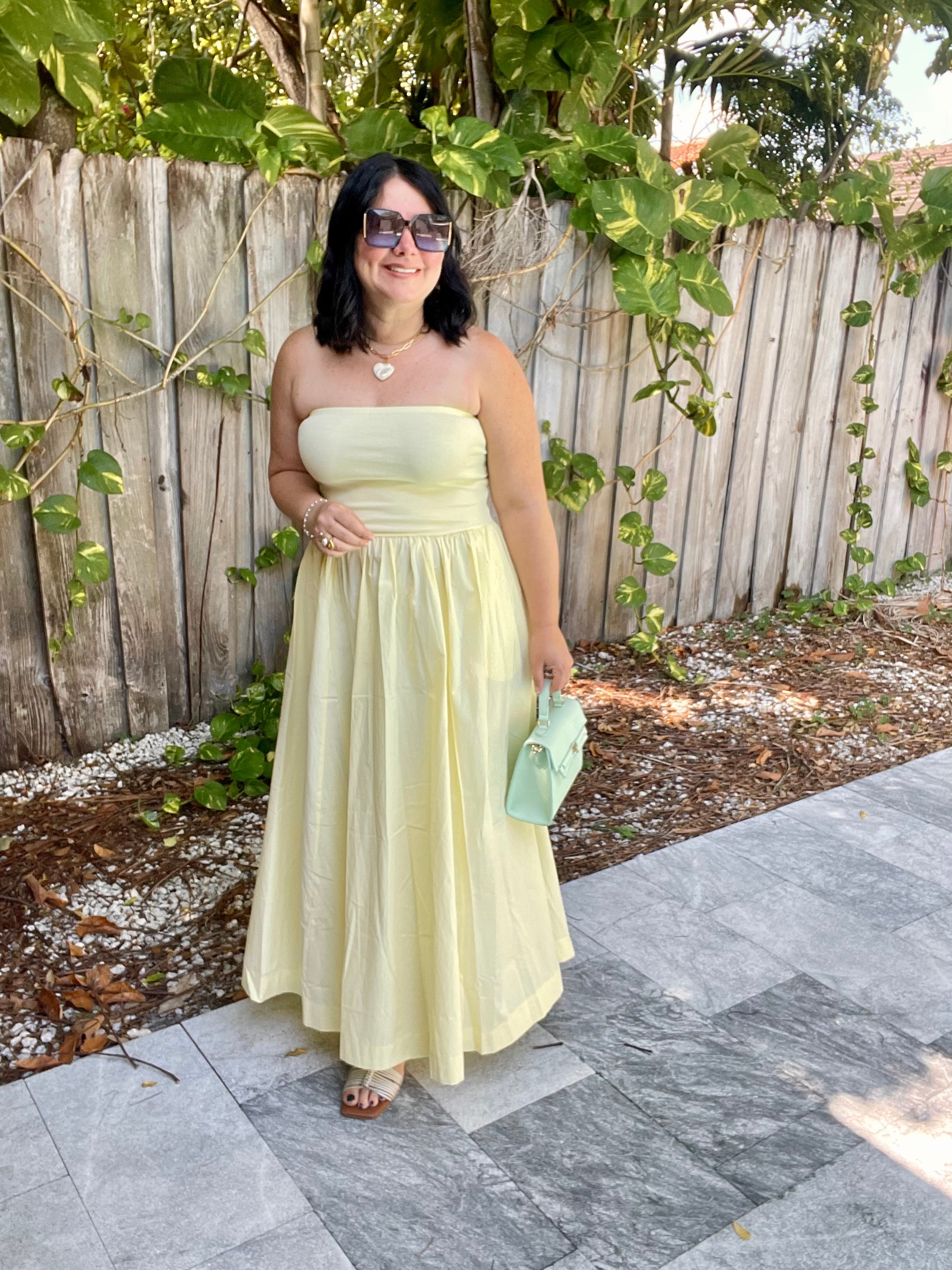 Solea Strapless Midi Dress