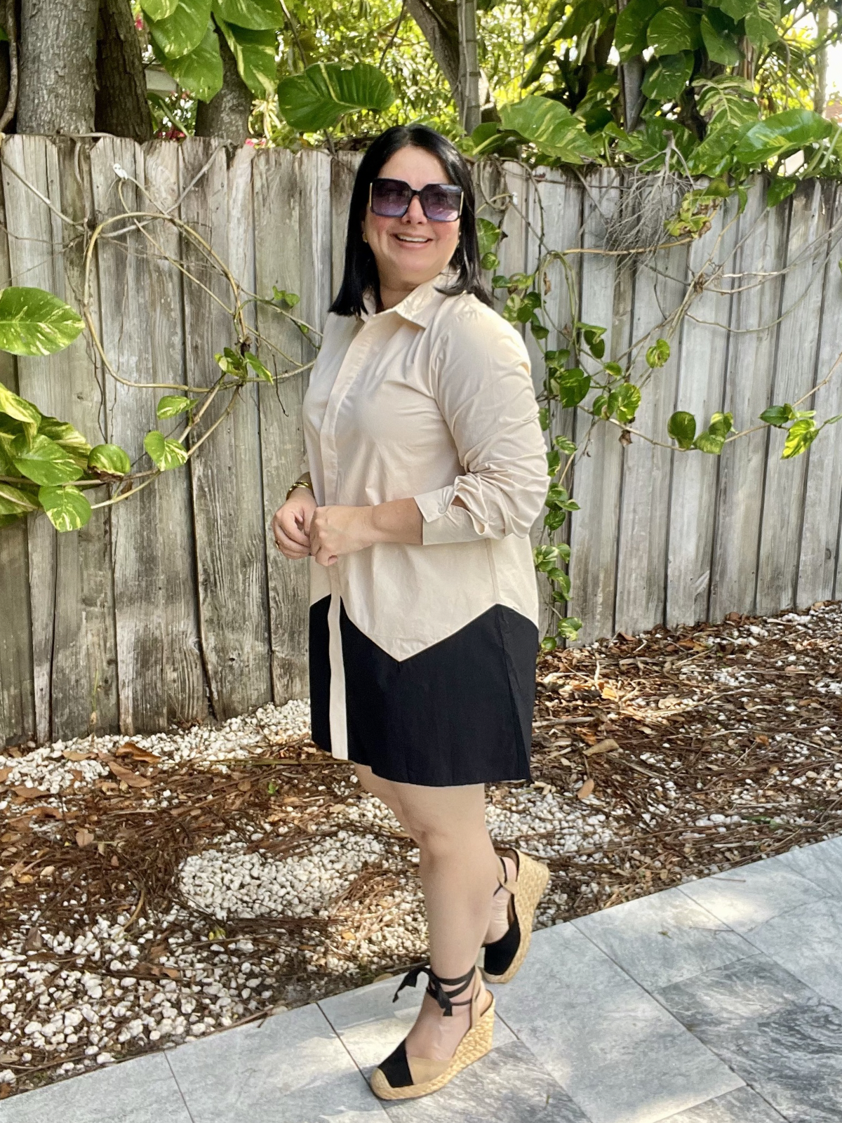 Half & Half, Fully Chic Dress