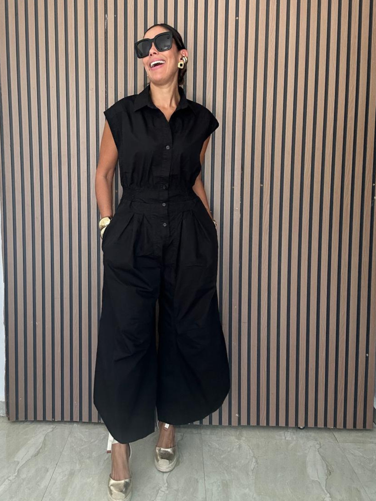 The 24/7 Collared Jumpsuit