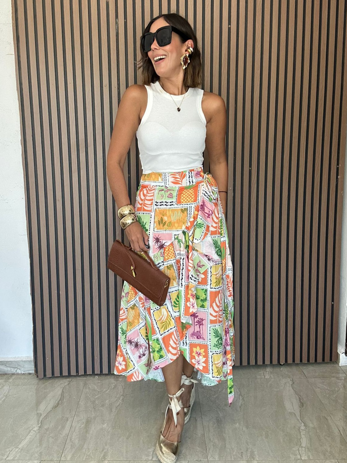 Pineapple Express Wrap Skirt