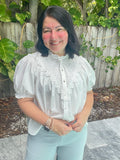 Cloudline Ruffle Tie Blouse