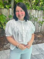 Cloudline Ruffle Tie Blouse