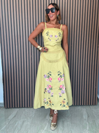 The Weekend in Provence Top & Skirt Set