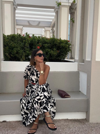 Written in Contrast Maxi Dress