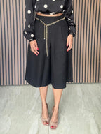 The Gabriela Chain-Belt Culottes