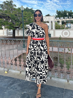 Written in Contrast Maxi Dress