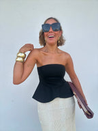 Femme Form Peplum Top