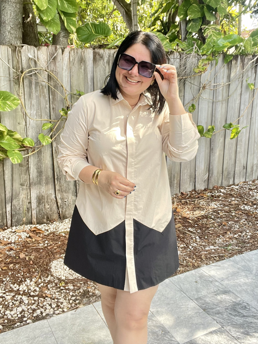 Half & Half, Fully Chic Dress