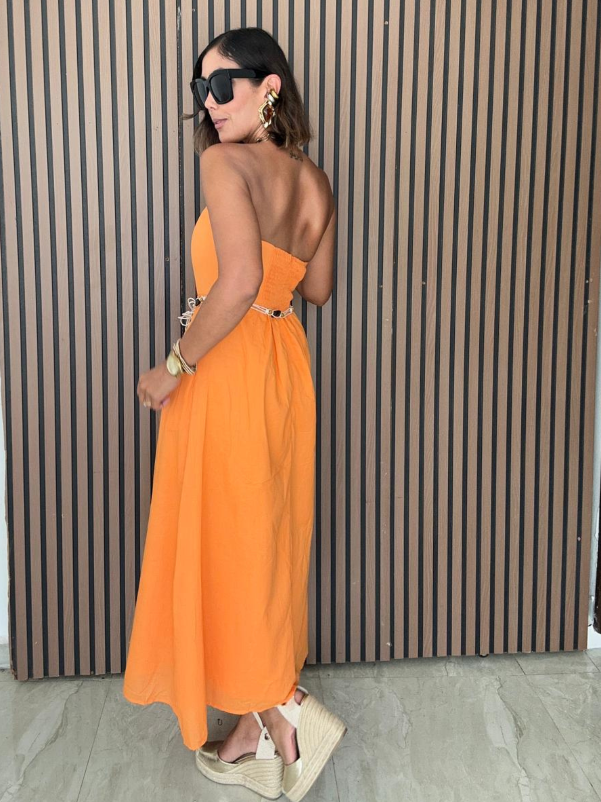 Where Time Slows Down Midi Dress