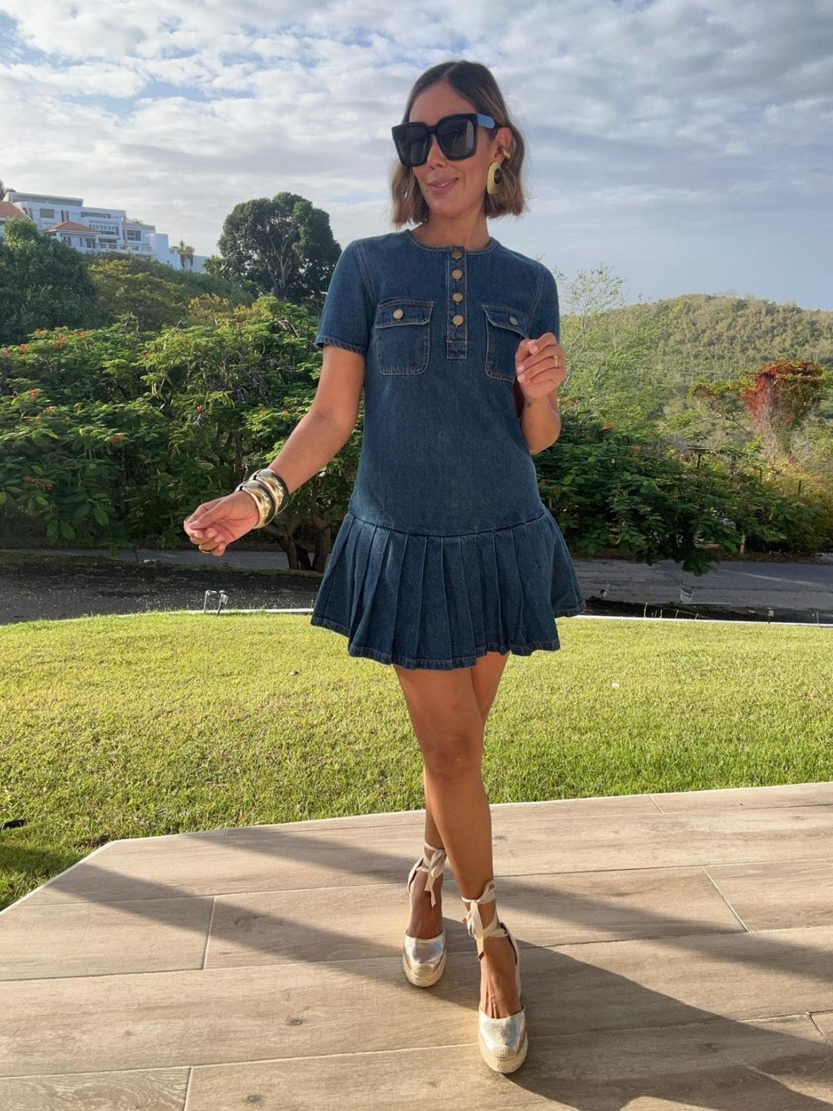 The Casual Crush Denim Mini Dress
