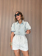 Not Your Average Denim Blouse