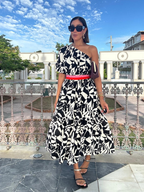 Written in Contrast Maxi Dress