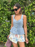 True to You Denim Top