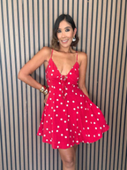 Show Stopper Cross-Back Mini Dress