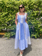 Perfectly Mixed Patchwork Maxi Dress