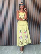 The Weekend in Provence Top & Skirt Set
