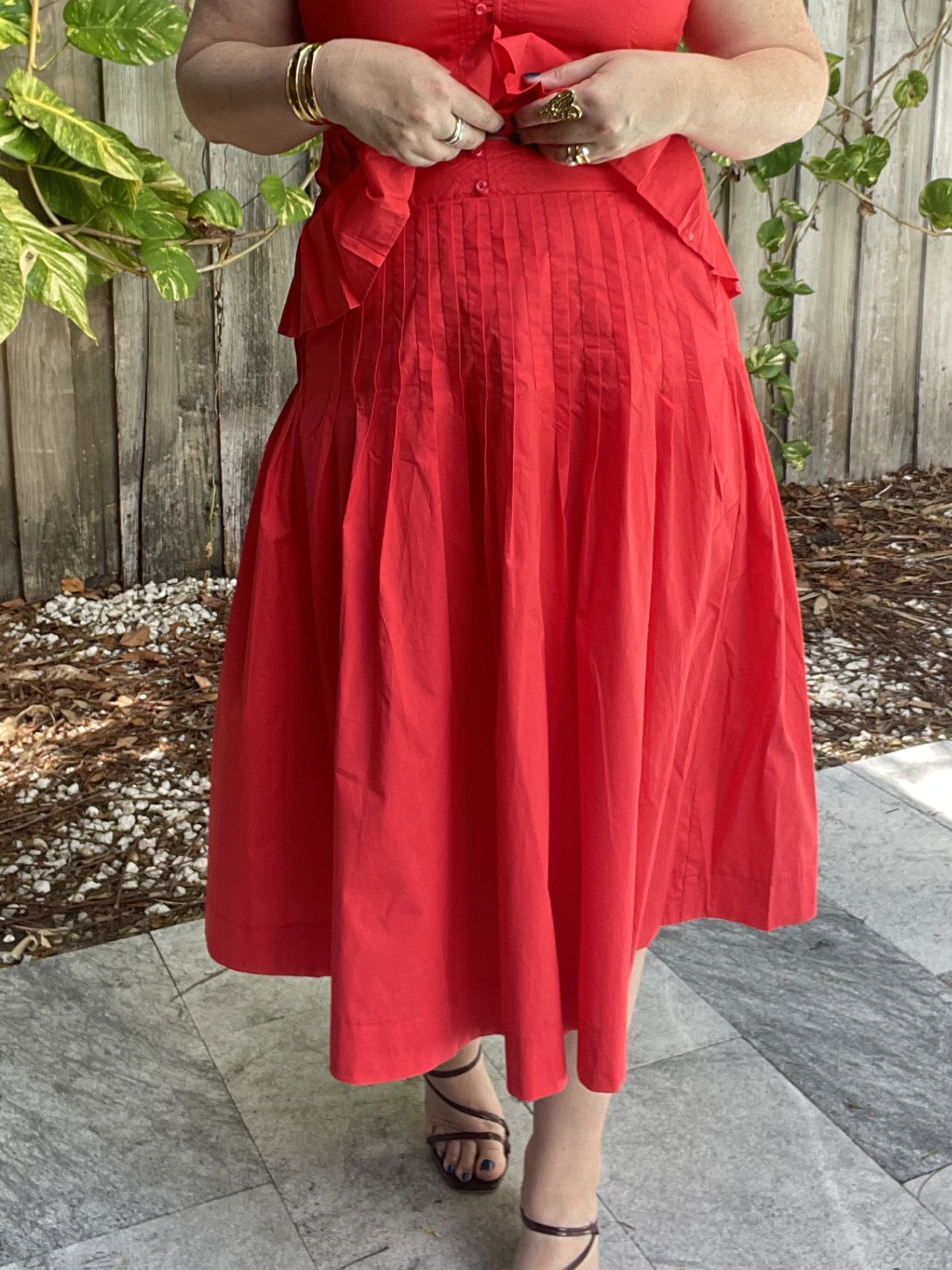 The Pretty Comes Easy Midi Skirt