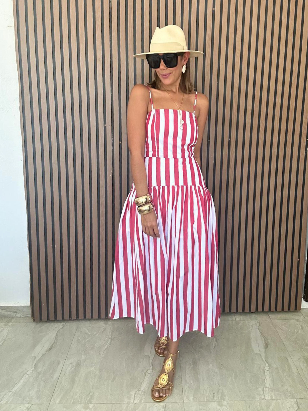 Stripe Me Darling Crop Top and Skirt Set