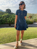 The Casual Crush Denim Mini Dress