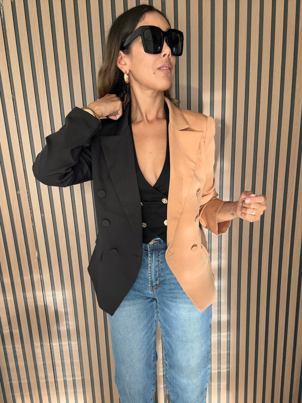 Serious Business Colorblock Blazer – MCBoutique