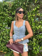 True to You Denim Top