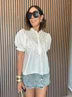 Cloudline Ruffle Tie Blouse