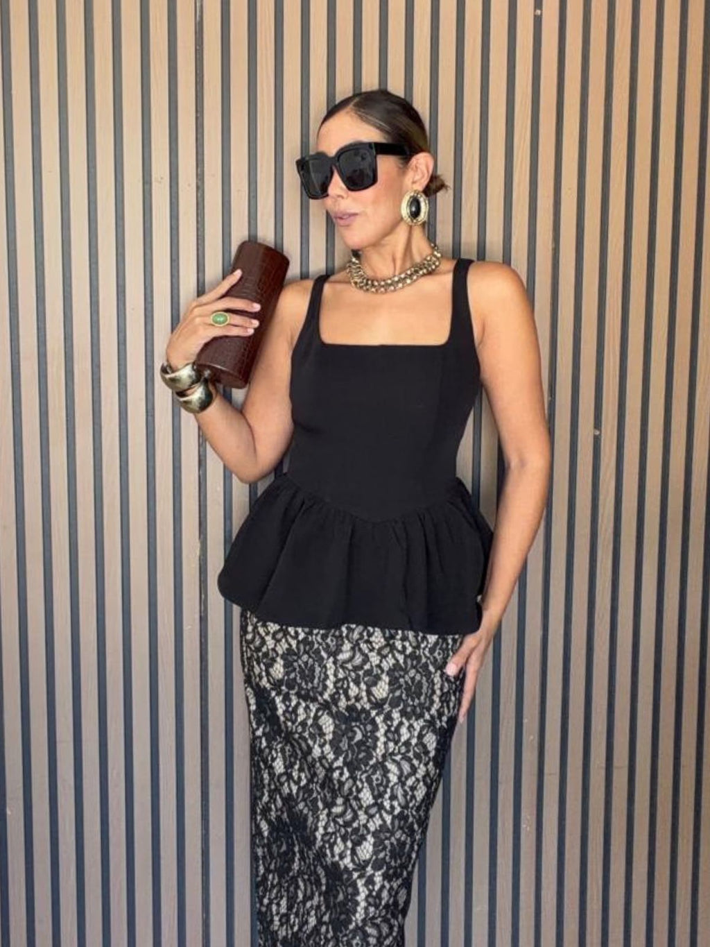 She Sets the Tone Peplum Top