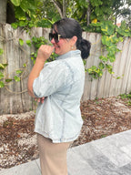 Not Your Average Denim Blouse