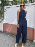 Back to Back Compliments Denim Jumpsuit