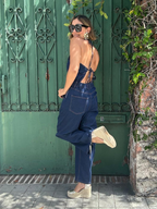 Back to Back Compliments Denim Jumpsuit