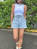 The Modern Classic Denim Shorts