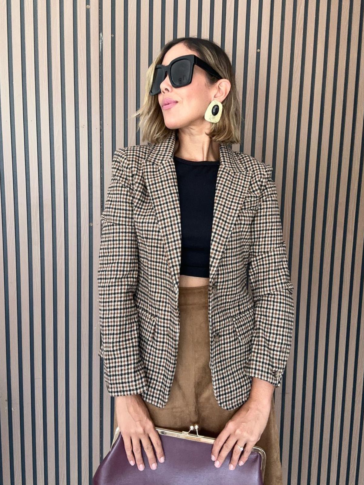 The Upper East Side Houndstooth Blazer