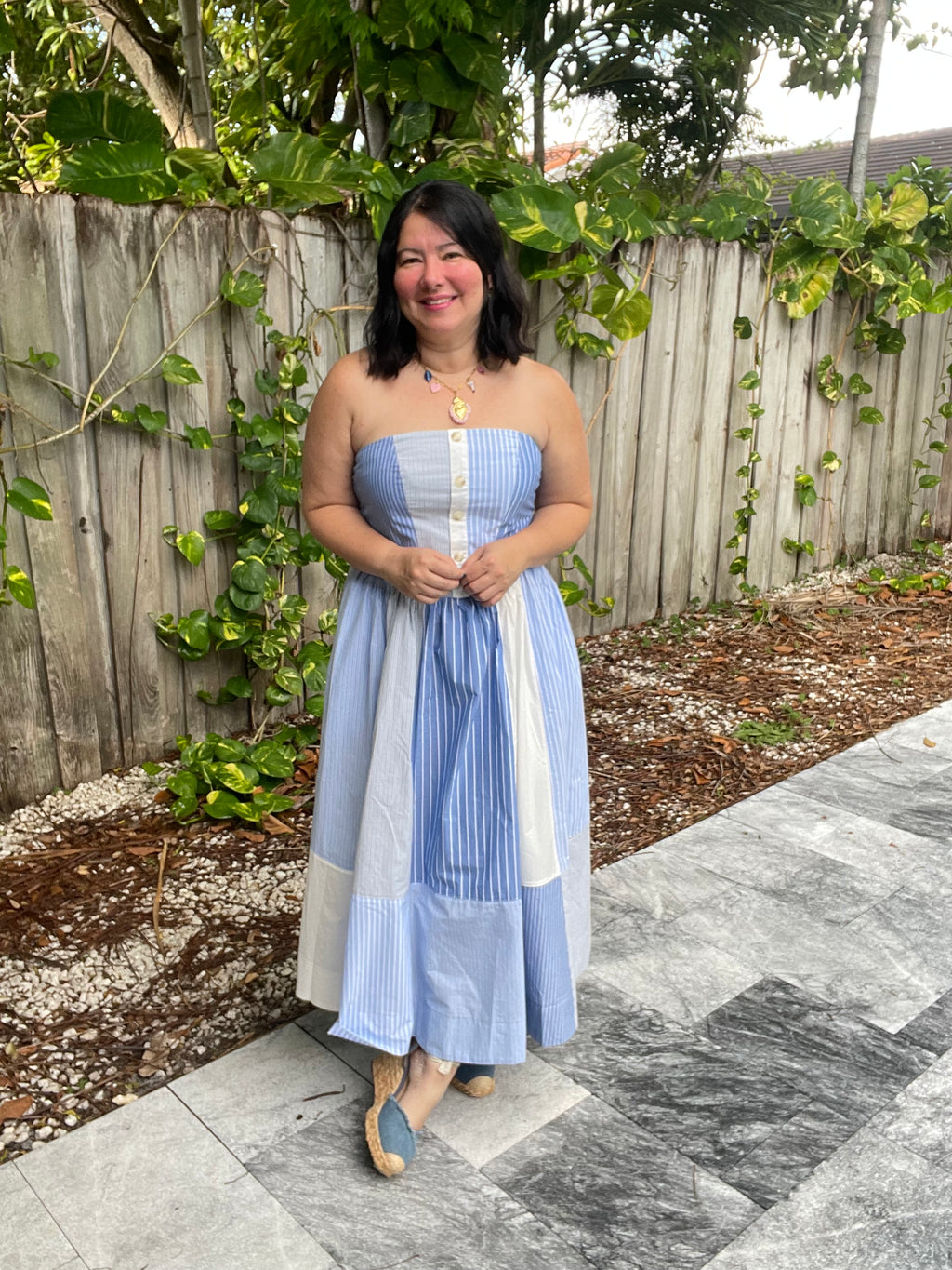 Perfectly Mixed Patchwork Maxi Dress