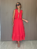 Amor Mio Eyelet Top and Skirt Seto