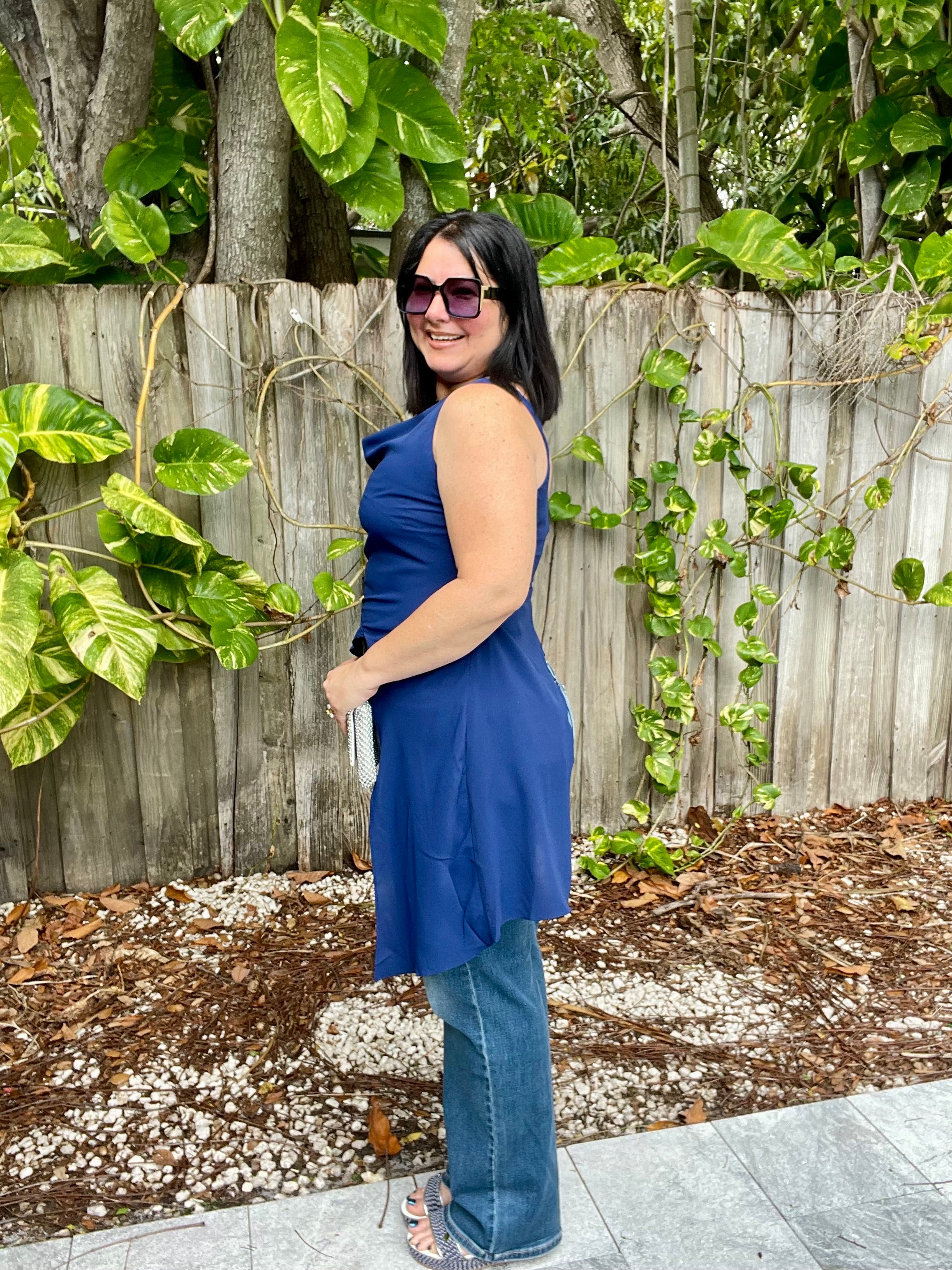 The Royal Asymmetry Blouse