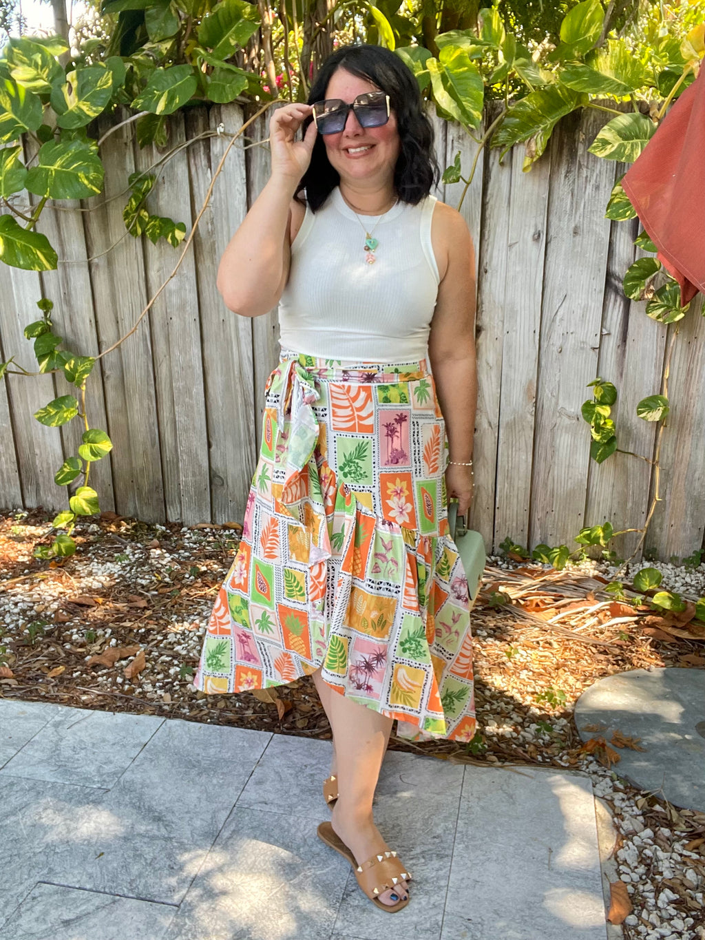 Pineapple Express Wrap Skirt