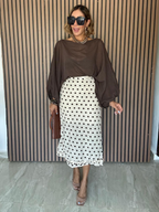 The Dot Situation Midi Skirt