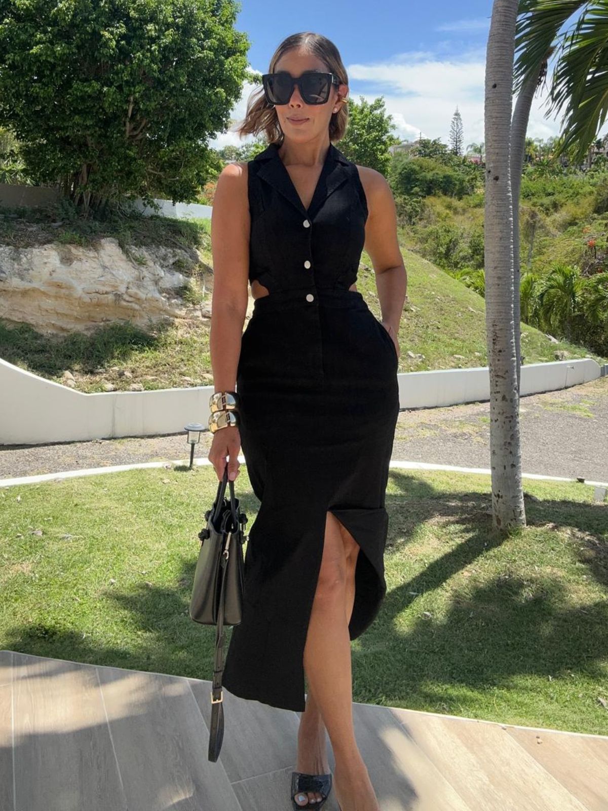 Define Me Denim Midi Dress