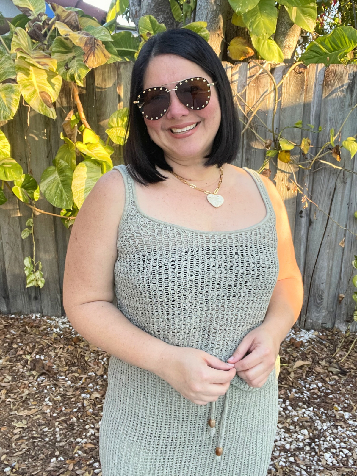 The Sun-Soaked Crochet Top and Skirt Set