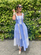 Perfectly Mixed Patchwork Maxi Dress