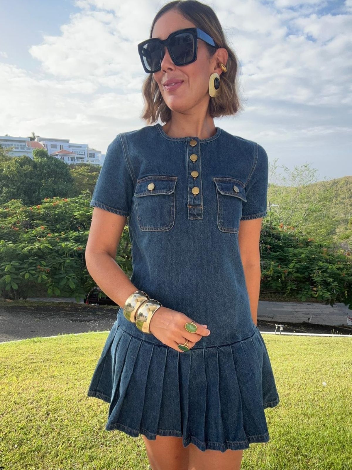 The Casual Crush Denim Mini Dress