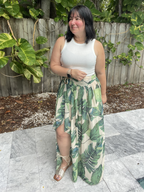 Tropic Sway High-Low Skirt