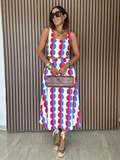 The Darling Days Crop Top & Midi Skirt Set