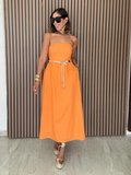 Where Time Slows Down Midi Dress