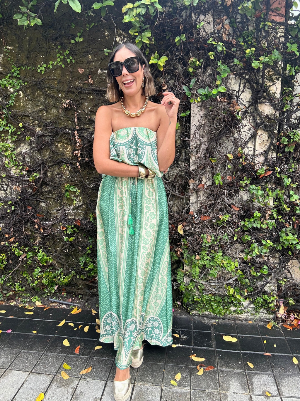 Isla Verde Tube Maxi Dress