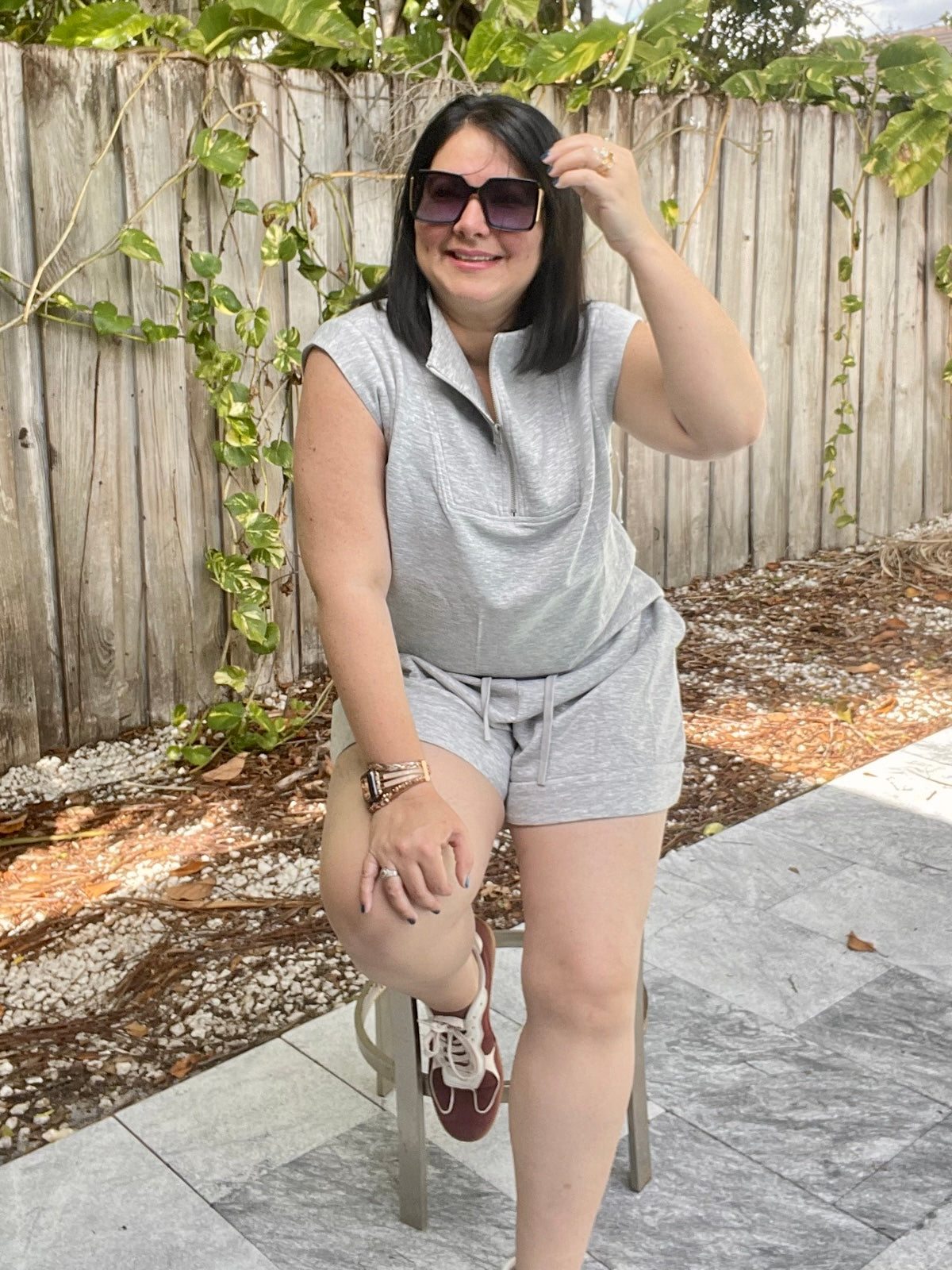 The Leisure Society Top And Shorts Set